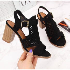 EVento sandals on a high heel W EVE272A black EVento sandals on a high heel W EVE272A black