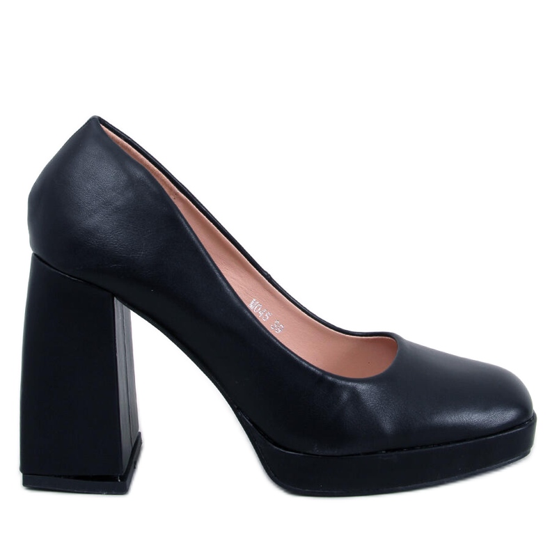 Nessa Black high heel pumps