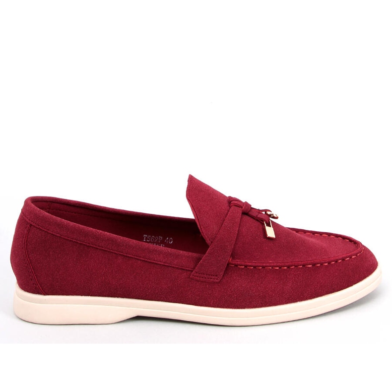 Women's loafers Eunice Wine red