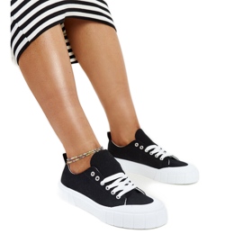 Eduard's black fabric sneakers