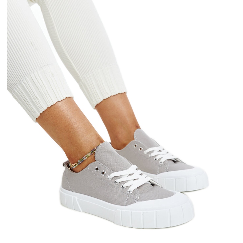 Gray fabric sneakers by Eduard grey Gray fabric sneakers by Eduard grey