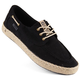Big Star INT1995A black suede shoes