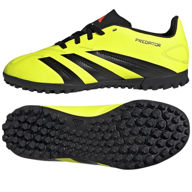 Adidas Predator Club L Tf Jr IG5436 football shoes yellow Adidas Predator Club L Tf Jr IG5436 football shoes yellow