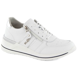 Filippo W PAW522B leather sports shoes, white