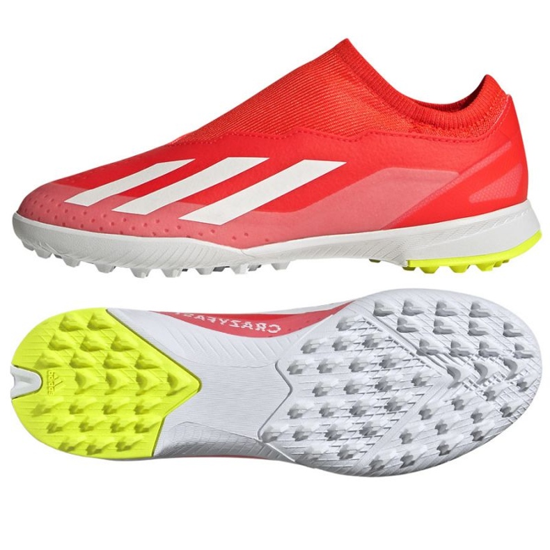 Adidas X Crazyfast League Ll Tf Jr IF0687 football shoes red Adidas X Crazyfast League Ll Tf Jr IF0687 football shoes red