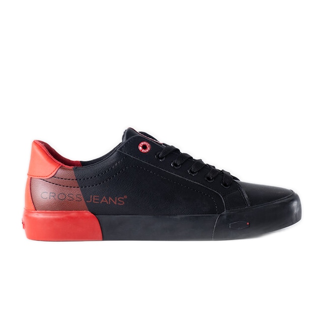 Black and red men's Cross Jeans sneakers