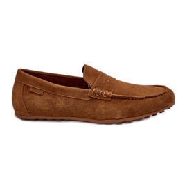 Men's Suede Moccasins Big Star NN174226 Camel brown