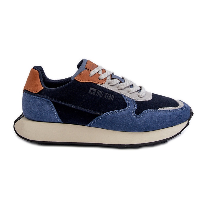 Men's Sneakers Memory Foam System Big Star NN174356 Navy Blue