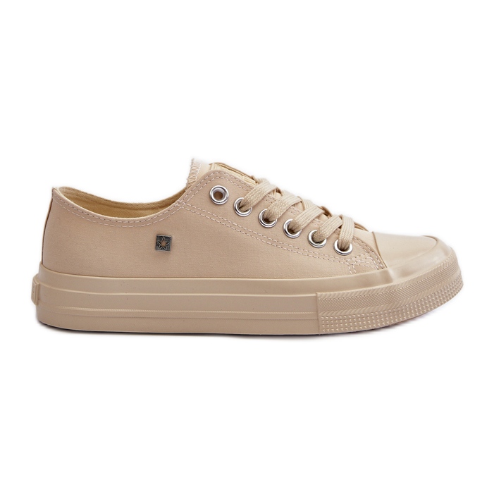 Classic Women's Sneakers Big Star NN274286 Beige