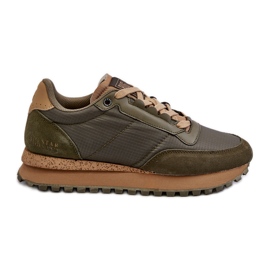 Men's Sneakers Memory Foam System Big Star NN174325 Khaki green