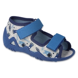 Befado children's shoes 350P044 blue Befado children's shoes 350P044 blue