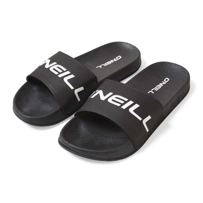 ONeill O'Neill Logo Slides 92800430235 flip-flops black