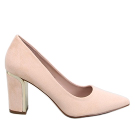 Lucrezia Beige heel pumps