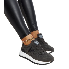 Dark gray sneakers with a thicker Olonio sole grey Dark gray sneakers with a thicker Olonio sole grey