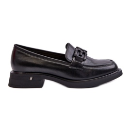 Vinceza Elegant Women's Leather Moccasins Black Triana Vinceza Elegant Women's Leather Moccasins Black Triana