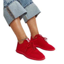 Red Shukornia sports sneakers