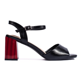 Goodin Elegant black high-heeled women's sandals Goodin Elegant black high-heeled women's sandals
