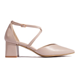 Goodin Dark beige women's pointed sandals Goodin Dark beige women's pointed sandals