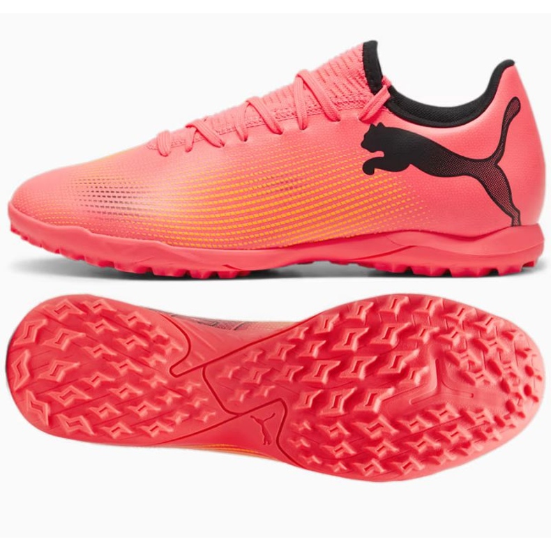 Puma Future 7 Play Tt 107726-03 football shoes pink Puma Future 7 Play Tt 107726-03 football shoes pink