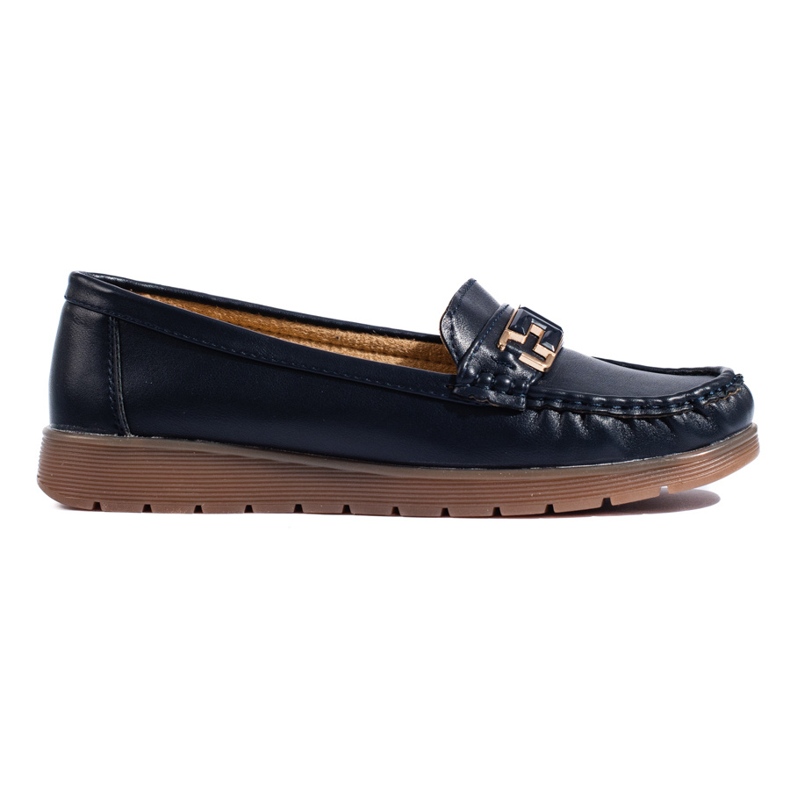 Women's navy blue moccasins Women's navy blue moccasins