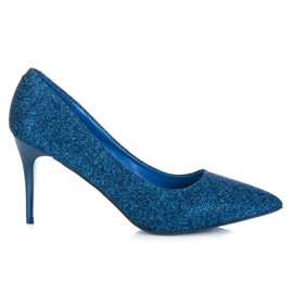 Qinba Pumps With Glitter blue