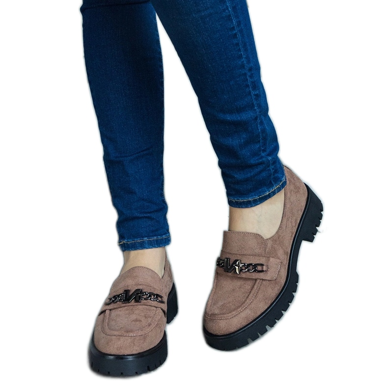 Vinceza brown suede loafers Vinceza brown suede loafers