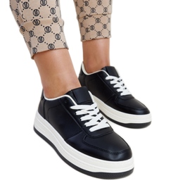 Black sneakers on the Cvita platform Black sneakers on the Cvita platform