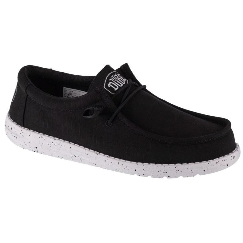 Hey Dude Wally Slub Canvas W 40009-001 shoes black
