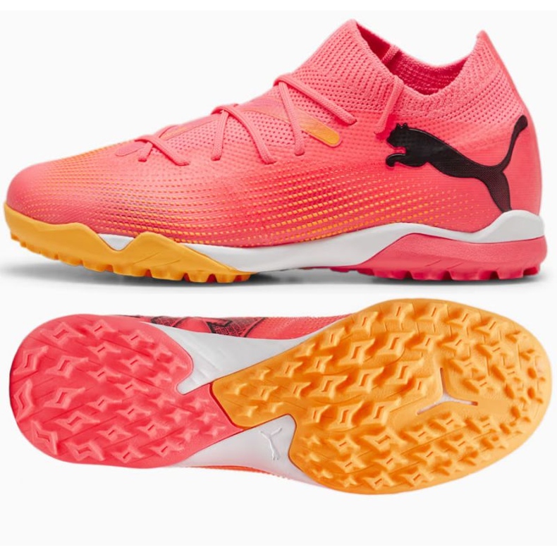 Puma Future 7 Match Tt + Mid Jr 107731-03 football shoes pink