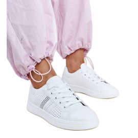 White Berdine eco leather sneakers White Berdine eco leather sneakers