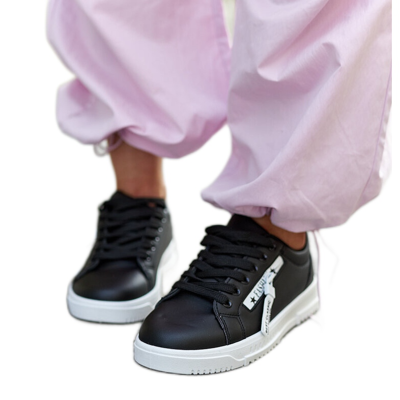 Black Brecht eco leather sneakers Black Brecht eco leather sneakers