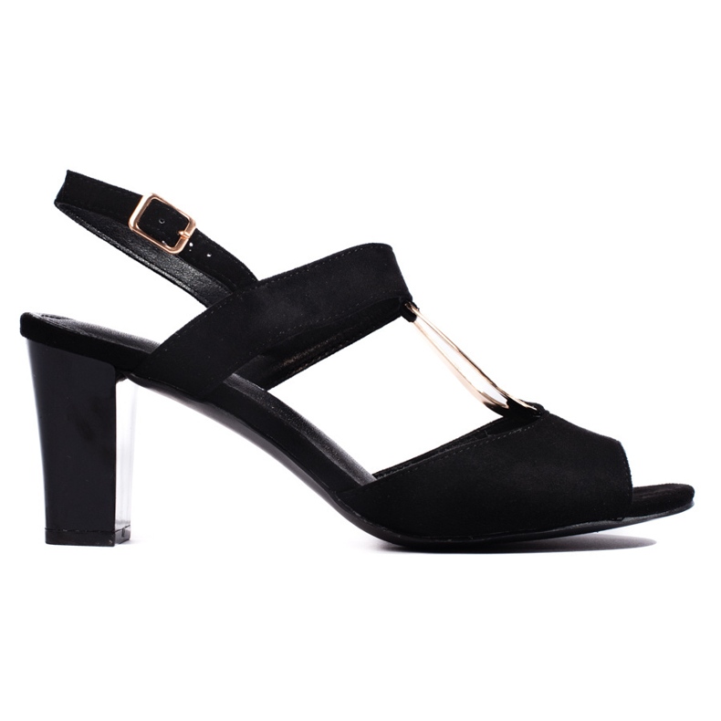 Goodin Black women's sandals on the post