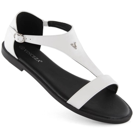 Vinceza 17322 white women's sandals