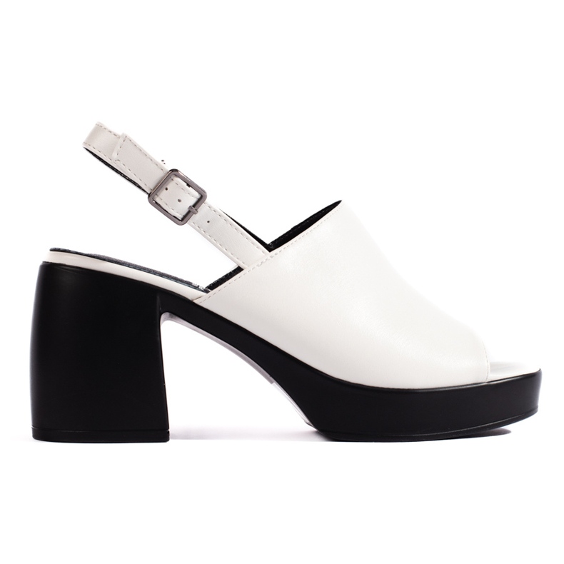 Goodin White women's wedge sandals Goodin White women's wedge sandals