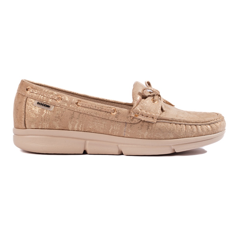 Goodin Comfortable beige women's loafers Goodin Comfortable beige women's loafers