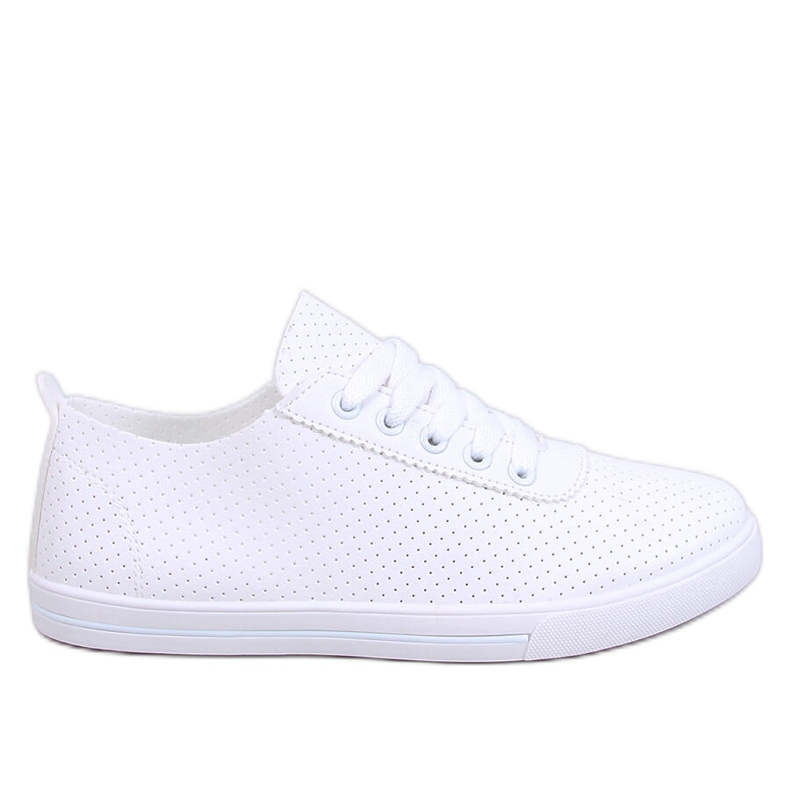 Costier White women's openwork sneakers
