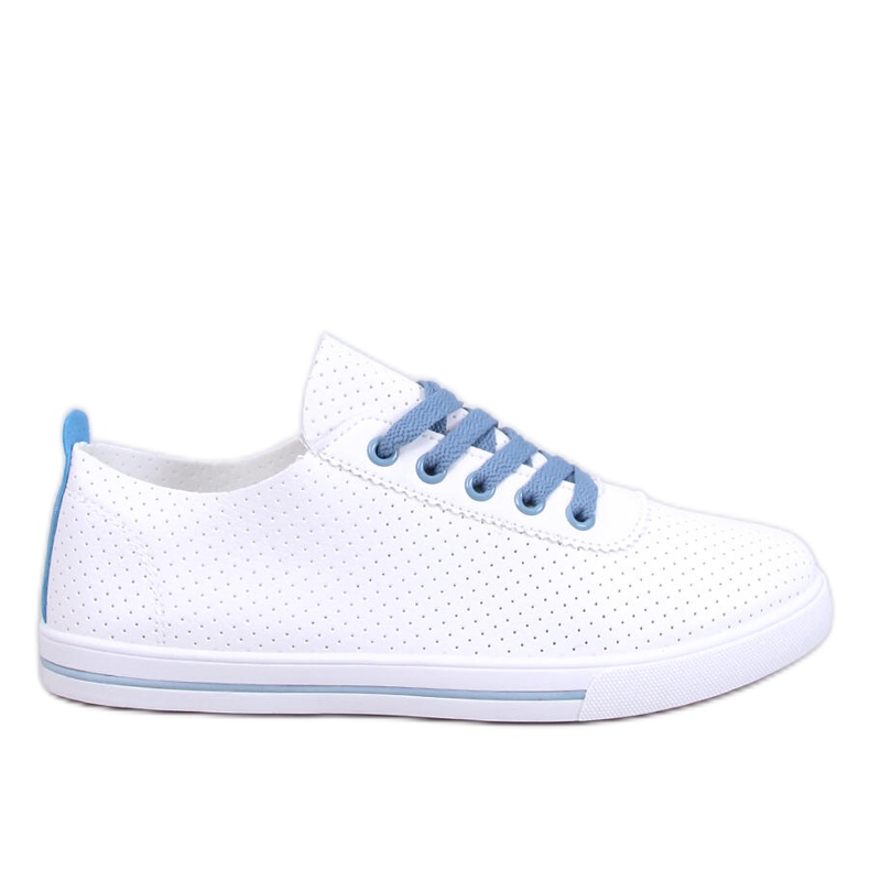 Costier Light Blue women's openwork sneakers white Costier Light Blue women's openwork sneakers white