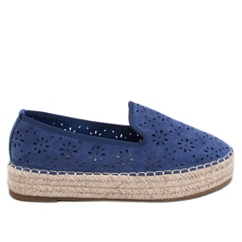 Rigois Blue openwork espadrilles