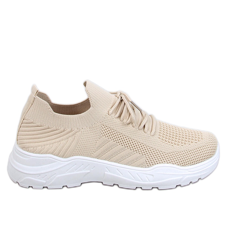 Jaussa Beige sock sports shoes