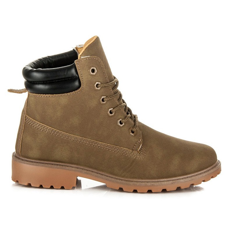 Seastar Women's Boots Trappers brown green Seastar Women's Boots Trappers brown green