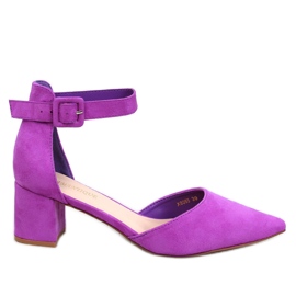 Dacrem LT.PURPLE low-heeled pumps