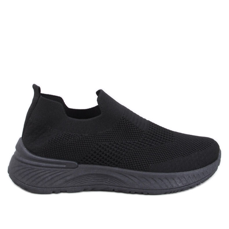 Suare Allblack sock sports shoes