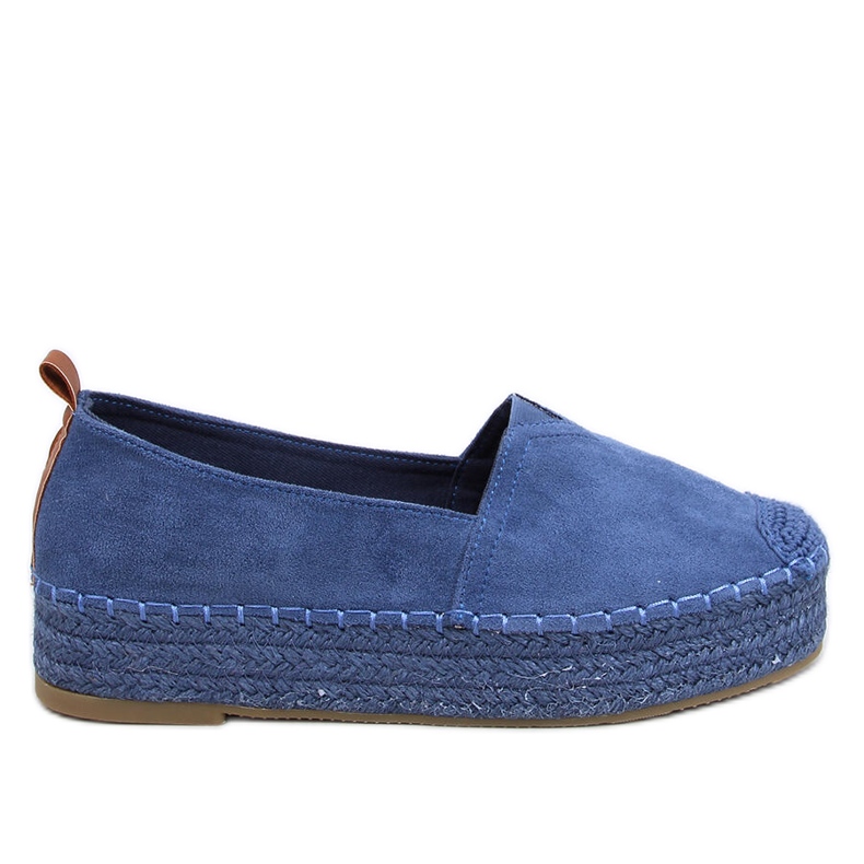 Poulain Blue espadrilles with a thick sole Poulain Blue espadrilles with a thick sole