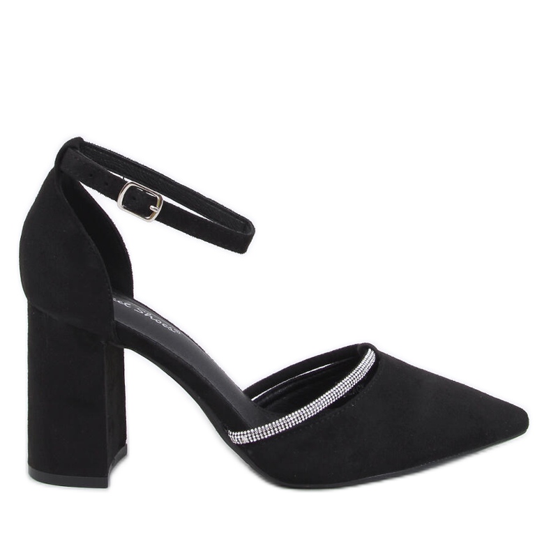 Ayari Black strappy high heel pumps Ayari Black strappy high heel pumps