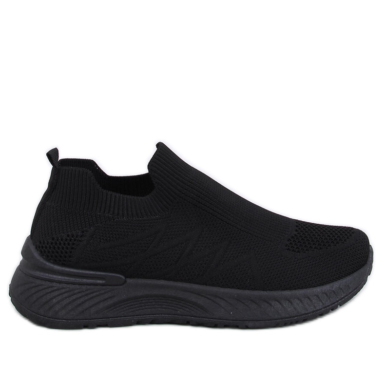 Fourny Allblack sock sports shoes