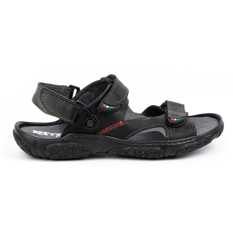 Mateos Men's leather sandals for the driver 362MA black Mateos Men's leather sandals for the driver 362MA black