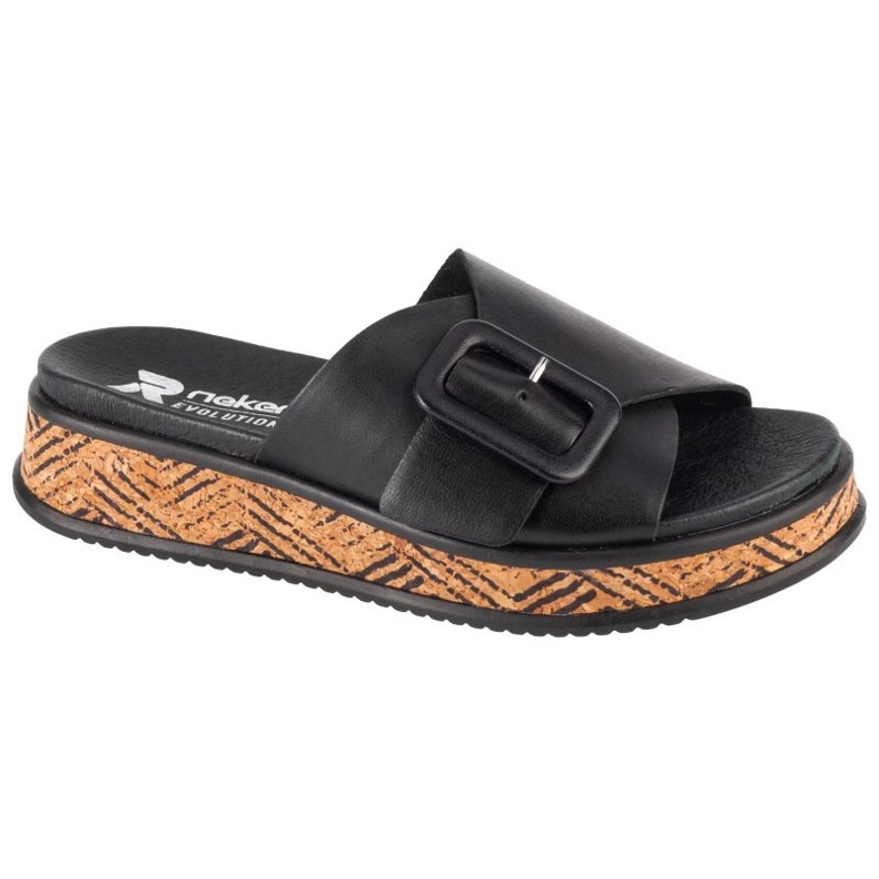 Rieker Flip-Flops W W0803-00 flip-flops black