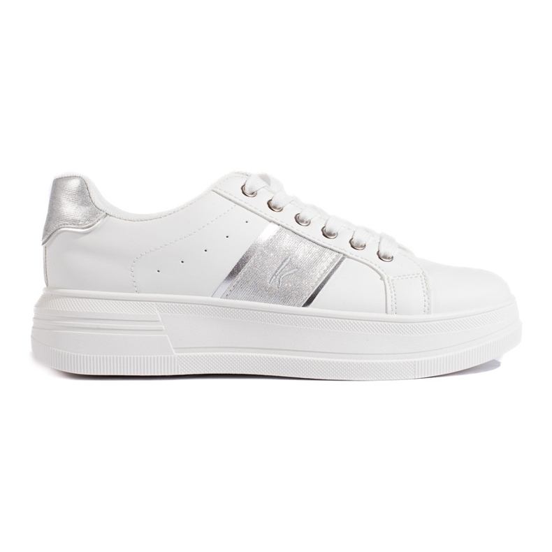 White sports sneakers