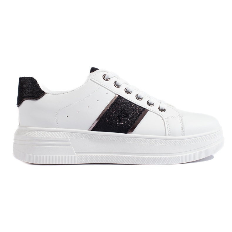 White sports sneakers
