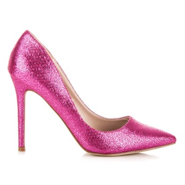 Super Mode Pink Sparkle pumps